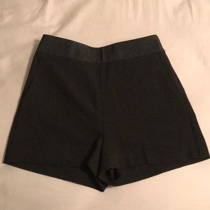 Black high waisted shorts from express